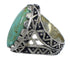 Genuine Sterling Silver Turquoise Ring Size 5-3/4 RX93180