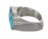 Authentic Sterling Silver Southwestern Jewelry Turquoise Ring Size 4-1/2 AX90623