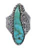 Authentic Sterling Silver Turquoise Southwest Ring Size 6-1/2 FX93310