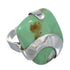 Sterling Silver Southwest Turquoise Ring Size 6 RX88593