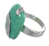 Turquoise And Sterling Silver Southwest Jewelry Ring Size 6-3/4 RX88595