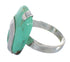 Turquoise Sterling Silver Southwest Jewelry Ring Size 7-1/4 RX88607