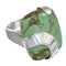 Authentic Sterling Silver And Turquoise Jewelry Ring Size 5-3/4 RX88631