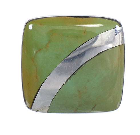 Sterling Silver Southwest Turquoise Jewelry Ring Size 5-1/2 RX88670