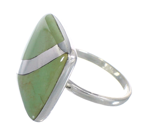 Turquoise Authentic Sterling Silver Southwest Ring Size 5-3/4 RX88708