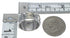 Southwest Sterling Silver Turquoise Jewelry Ring Size 8 FX91322