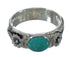Flower Sterling Silver Turquoise Southwest Ring Size 7-1/2 YX90503