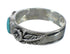 Southwest Turquoise And Sterling Silver Flower Ring Size 8 YX90673