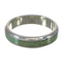 Turquoise Inlay Genuine Sterling Silver Ring Size 4-3/4 AX93088