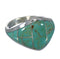 Turquoise Genuine Sterling Silver Southwestern Ring Size 5-1/2 AX92911