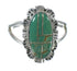 Turquoise Inlay Jewelry Silver Ring Size 6-1/2 AX92973