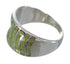 Turquoise Southwest Silver Ring Size 7 AX93030