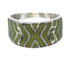 Silver Jewelry Turquoise Ring Size 8-1/2 AX93054