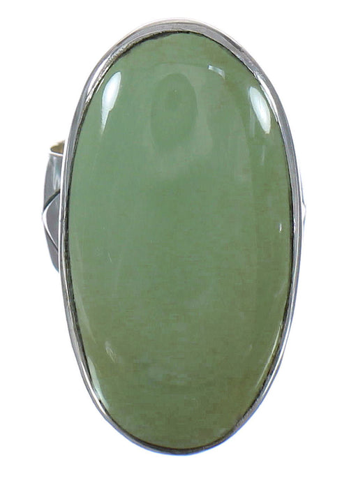 Turquoise Sterling Silver Ring Size 5-1/4 AX92596