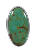 Turquoise Genuine Sterling Silver Southwest Ring Size 4-1/2 AX92616