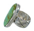 Southwestern Sterling Silver Turquoise Jewelry Ring Size 5-1/4 AX92675