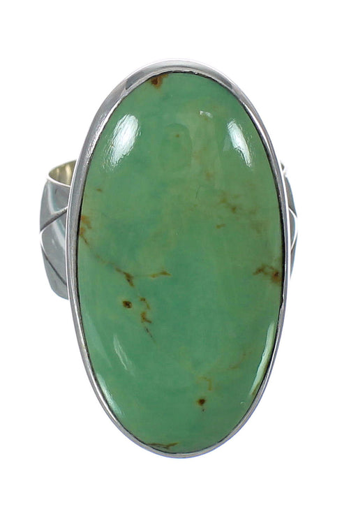Turquoise Sterling Silver Ring Size 6-1/2 AX92694