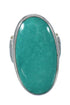 Turquoise Jewelry Authentic Sterling Silver Southwest Ring Size 5-1/2 AX92715