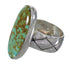 Authentic Sterling Silver Turquoise Southwestern Ring Size 5-1/4 AX92720