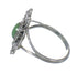 Genuine Sterling Silver Turquoise Flower Ring Size 8-1/2 FX91451