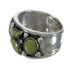 Southwestern Sterling Silver And Turquoise Ring Size 6-1/2 YX90749