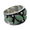 Southwest Turquoise Silver Ring Size 5-3/4 YX90754