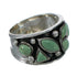 Southwest Turquoise Silver Ring Size 5-3/4 YX90754