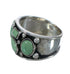 Southwestern Authentic Sterling Silver And Turquoise Ring Size 5-1/2 YX90753