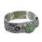 Authentic Sterling Silver Turquoise Flower Ring Size 7-3/4 YX91603