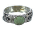 Authentic Sterling Silver Turquoise Flower Ring Size 7-3/4 YX91603