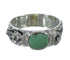 Turquoise Sterling Silver Southwest Flower Ring Size 5-1/4 YX91690