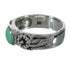 Silver Turquoise Southwest Flower Ring Size 8 YX91704