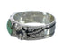 Authentic Sterling Silver Turquoise Southwest Flower Ring Size 4-3/4 YX91710