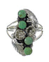 Authentic Sterling Silver Turquoise Ring Size 5-1/4 FX91856