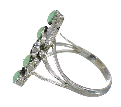 Sterling Silver Turquoise Ring Size 6-1/2 FX91864