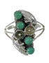 Sterling Silver Turquoise Ring Size 4-3/4 FX91867