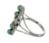 Genuine Sterling Silver Turquoise Jewelry Ring Size 7-1/2 FX91872