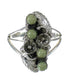 Authentic Sterling Silver Turquoise Jewelry Ring Size 8 FX91885