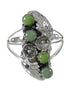 Authentic Sterling Silver Turquoise Ring Size 6 FX91900