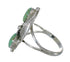 Southwest Sterling Silver Turquoise Ring Size 6-1/2 FX91537