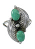 Sterling Silver Turquoise Southwest Ring Size 4-1/2 FX91559