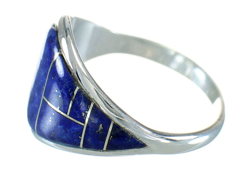 Lapis Genuine Sterling Silver Southwest Ring Size 5-1/2 YX87734