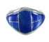 Lapis And Sterling Silver Southwest Ring Size 7-1/2 YX87806