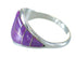 Magenta Turquoise Sterling Silver Southwest Ring Size 8-1/4 YX87816