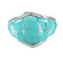 Turquoise Inlay Silver Southwest Ring Size 6-1/2 AX87948