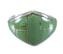 Turquoise Inlay Genuine Sterling Silver Ring Size 7-1/2 AX88511