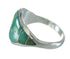 Southwest Silver Turquoise Ring Size 4-1/2 AX88527
