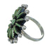 Turquoise Needlepoint Sterling Silver Ring Size 6 FX90404