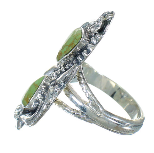 Sterling Silver Turquoise Southwest Ring Size 5-3/4 FX90693