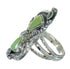 Authentic Sterling Silver Turquoise Southwestern Ring Size 4-3/4 FX90709